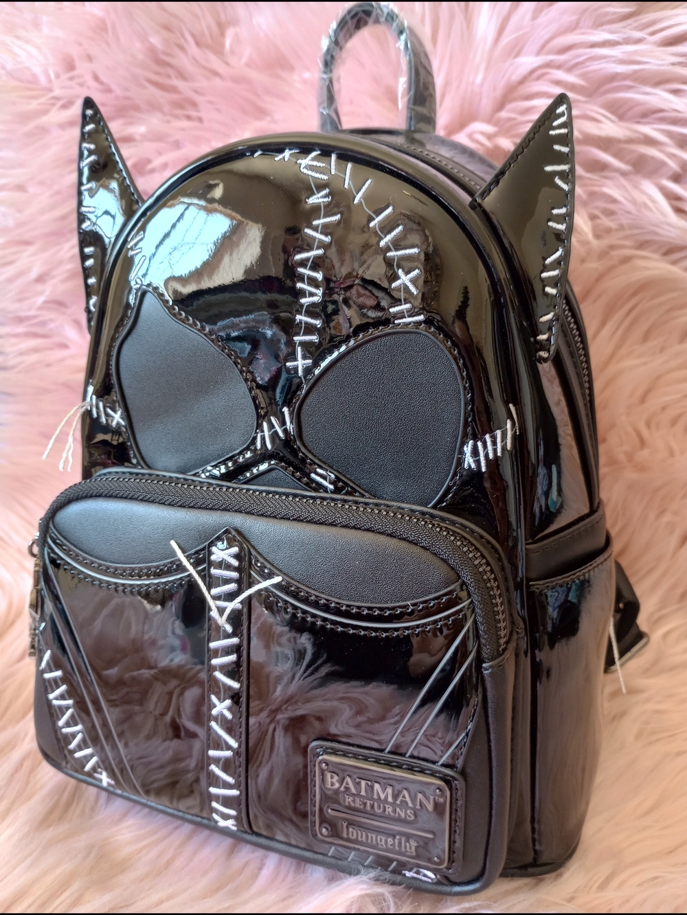 Loungefly Batman Catwoman Mini Backpack Exclusive Limited Edition 1250 Rare!! - Picture 5 of 13